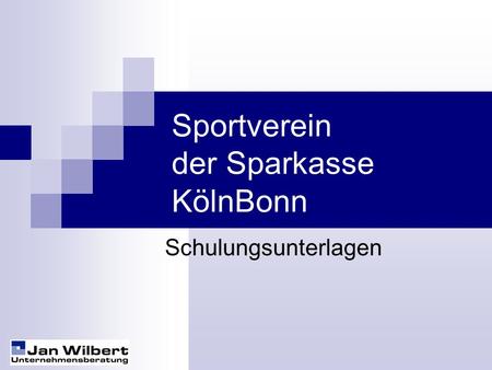 Sportverein der Sparkasse KölnBonn