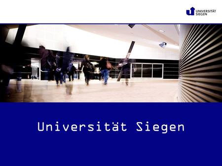 Universität Siegen.