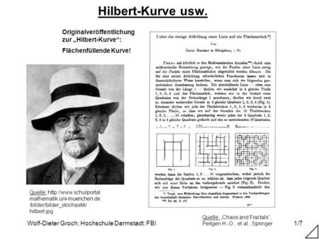 Hilbert-Kurve usw. Originalveröffentlichung zur „Hilbert-Kurve“: