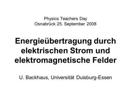 Physics Teachers Day Osnabrück 25