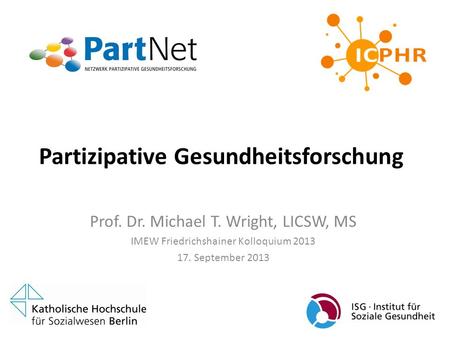 Partizipative Gesundheitsforschung