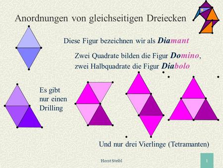 Anordnungen von gleichseitigen Dreiecken
