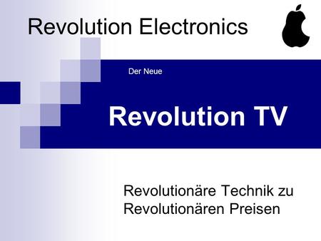 Revolution Electronics Revolutionäre Technik zu Revolutionären Preisen Revolution TV Der Neue.