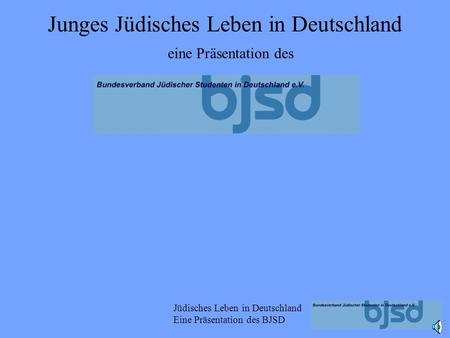 Junges Jüdisches Leben in Deutschland