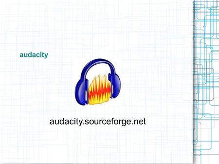 Audacity.sourceforge.net audacity. ist ein kostenloses Programm, dass sowohl zur Audio- aufnahme als auch zur Bearbeitung genutzt werden kann. Es bietet.