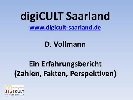 Ein Erfahrungsbericht (Zahlen, Fakten, Perspektiven)
