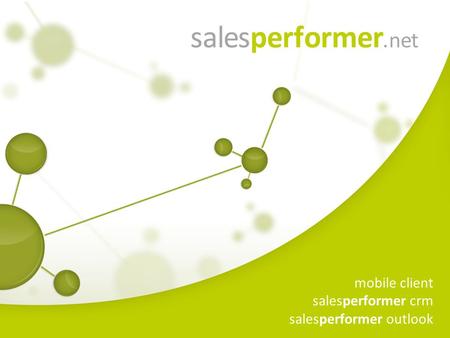 Mobile client salesperformer crm salesperformer outlook.