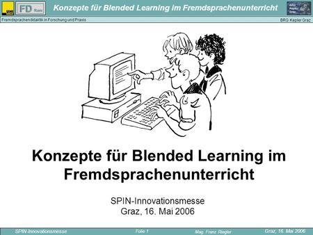 Konzepte für Blended Learning im Fremdsprachenunterricht