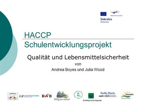 HACCP Schulentwicklungsprojekt