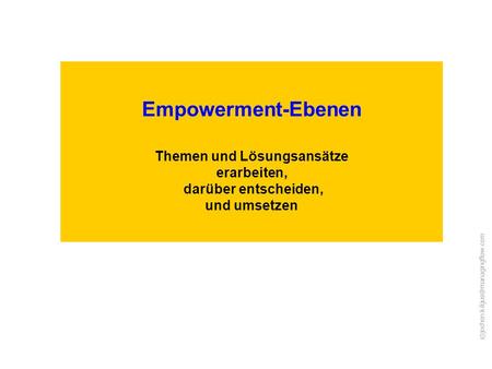 Empowerment – was bedeutet das konkret: