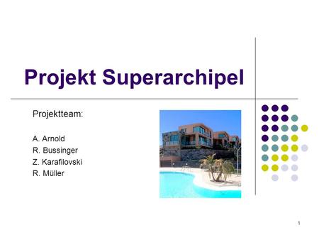 Projekt Superarchipel
