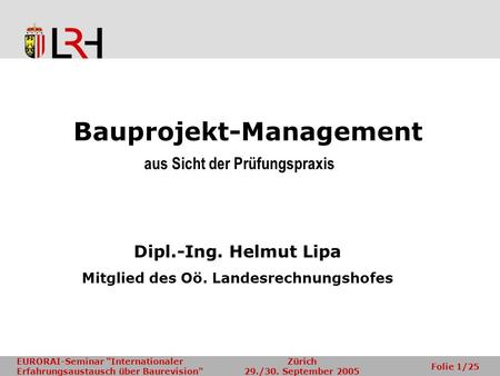 Bauprojekt-Management