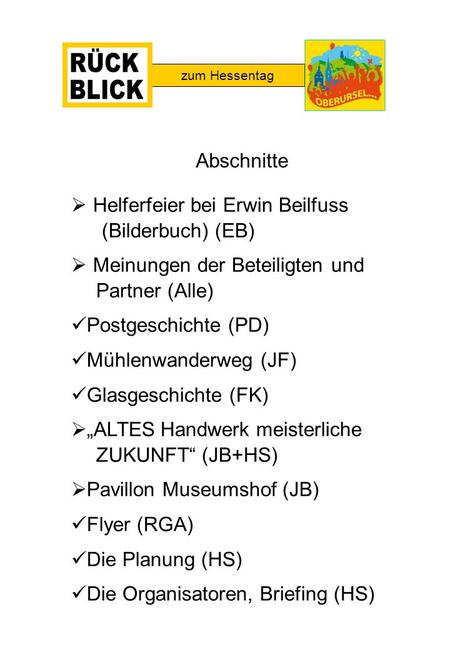 Helferfeier bei Erwin Beilfuss (Bilderbuch) (EB)