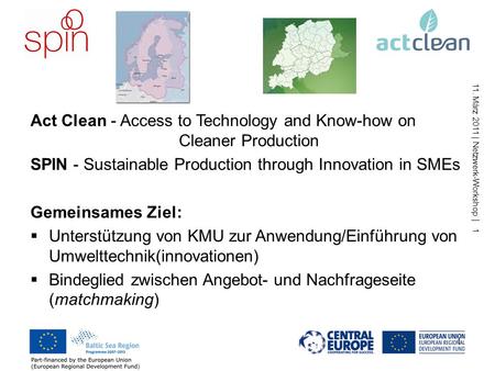 Act Clean - Access to Technology and Know-how on Cleaner Production