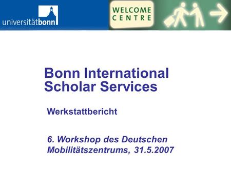 Bonn International Scholar Services