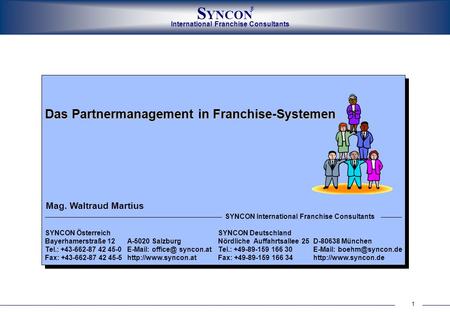 Das Partnermanagement in Franchise-Systemen