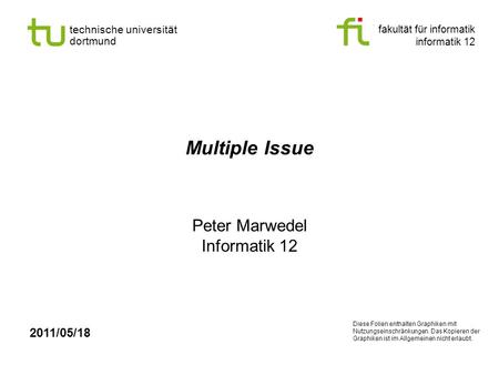 Peter Marwedel Informatik 12