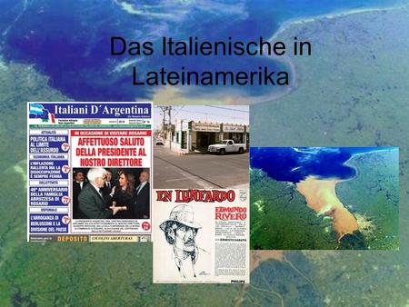 Das Italienische in Lateinamerika
