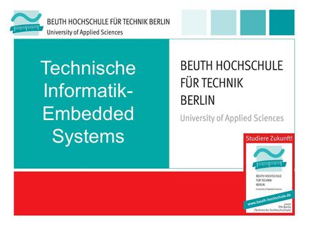 Technische Informatik-EmbeddedSystems