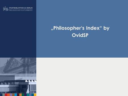 „Philosopher‘s Index“ by OvidSP