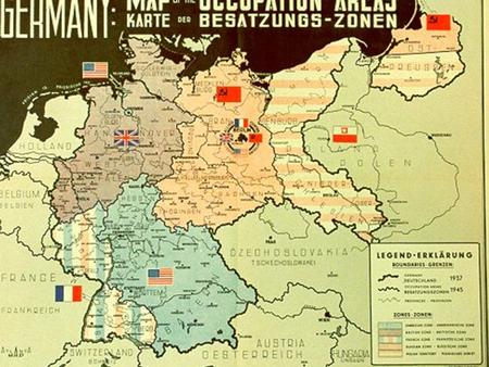 1949 Gründung zweier deutscher Staaten