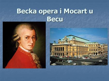 Becka opera i Mocart u Becu