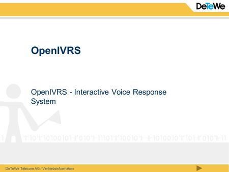 OpenIVRS - Interactive Voice Response System