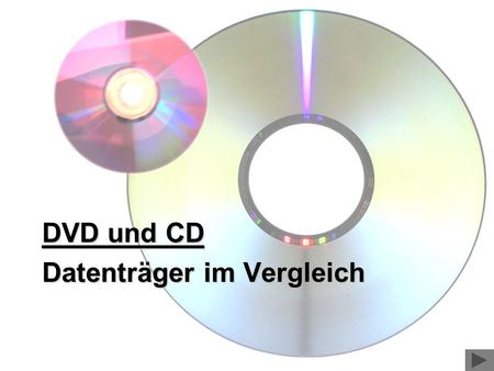 DVD und CD Datenträger im Vergleich