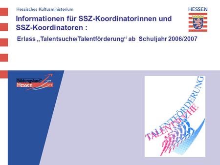 Informationen für SSZ-Koordinatorinnen und SSZ-Koordinatoren :