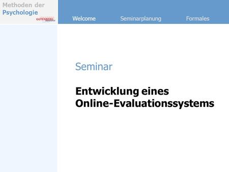 Online-Evaluationssystems