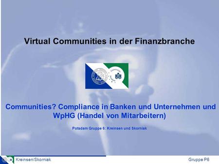 Virtual Communities in der Finanzbranche Communities