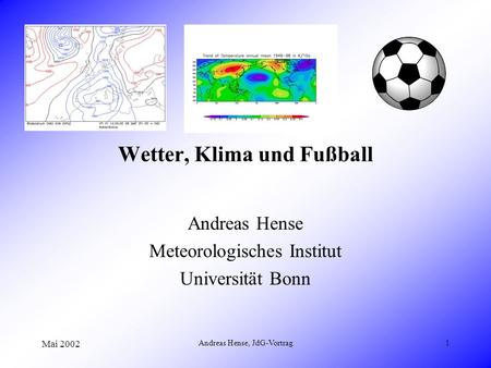 Wetter, Klima und Fußball