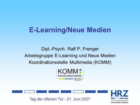 E-Learning/Neue Medien