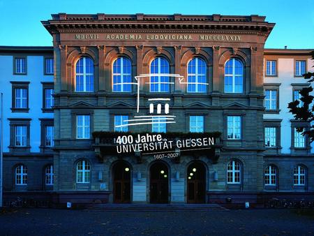 Die strategische Bedeutung der Hochschulmedizin für die Universität Stefan Hormuth Justus-Liebig-Universität Gießen.