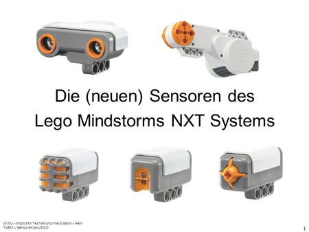 Die (neuen) Sensoren des Lego Mindstorms NXT Systems