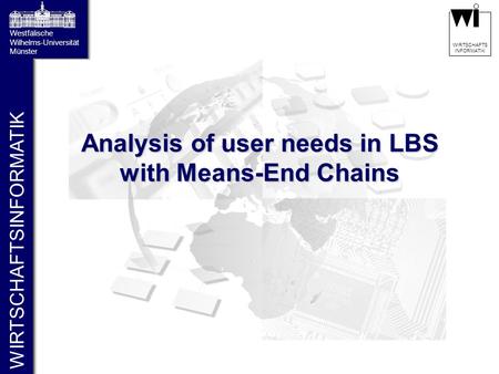 Analysis of user needs in LBS with Means-End Chains
