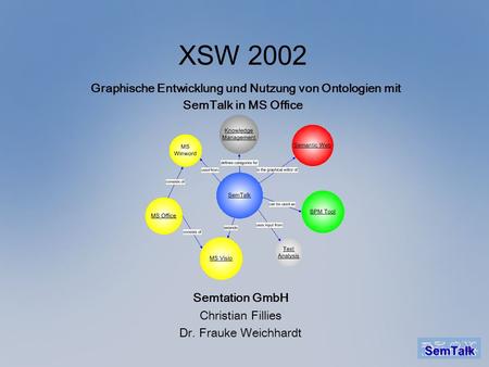 Semtation GmbH Christian Fillies Dr. Frauke Weichhardt