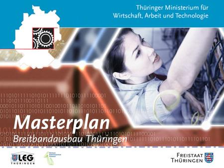 Masterplan Breitbandausbau Thüringen.