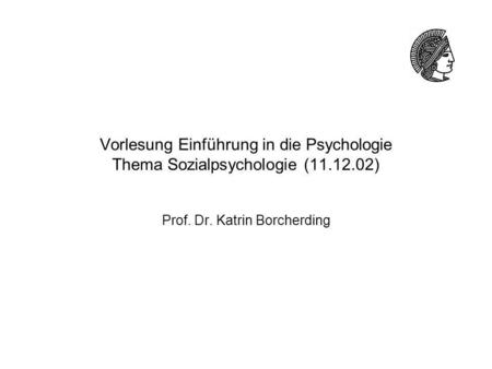 Prof. Dr. Katrin Borcherding