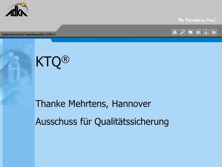 Thanke Mehrtens, Hannover Ausschuss für Qualitätssicherung