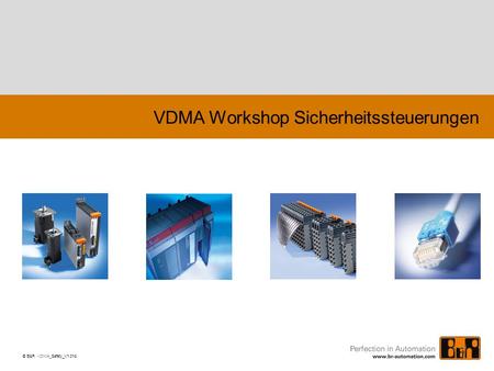 VDMA Workshop Sicherheitssteuerungen