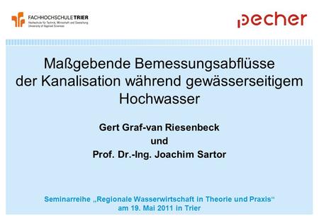 Gert Graf-van Riesenbeck und Prof. Dr.-Ing. Joachim Sartor