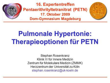 Pulmonale Hypertonie: Therapieoptionen für PETN