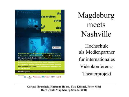 Magdeburg meets Nashville