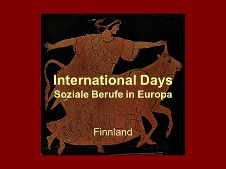 International Days Soziale Berufe in Europa