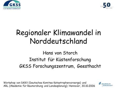 Regionaler Klimawandel in Norddeutschland