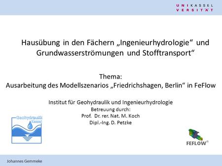 Institut für Geohydraulik und Ingenieurhydrologie