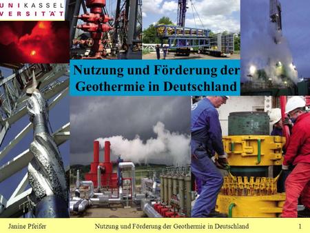 Nutzung und Förderung der Geothermie in Deutschland