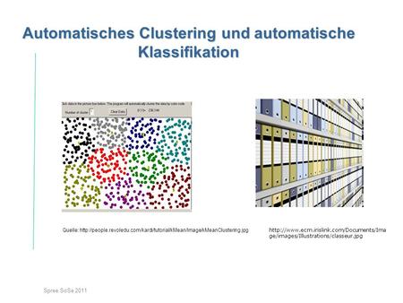 Automatisches Clustering und automatische Klassifikation