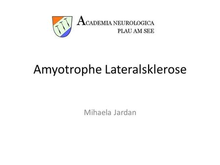 Amyotrophe Lateralsklerose